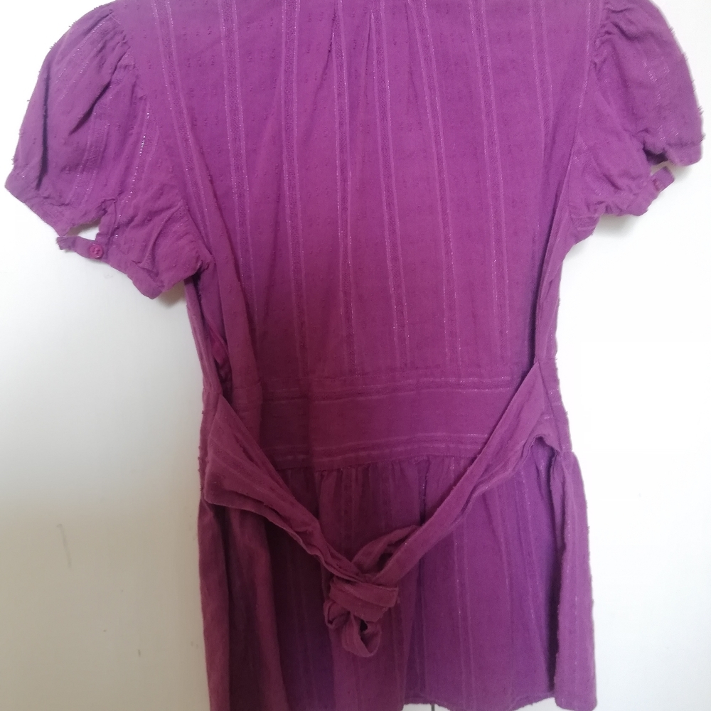 Ruffled purple blouse 💜 - Picture 2 of 5